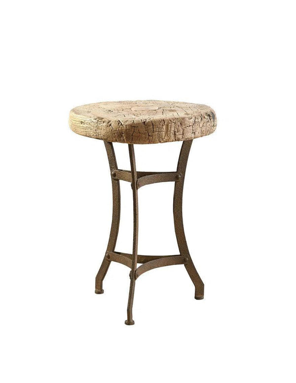 Reclaimed Tripod Table Side Tables LOOMLAN By Furniture Classics