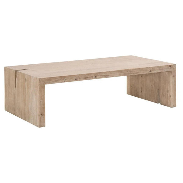 Reclaimed Wood Rectangle Coffee Table Sustainable Furniture Coffee Tables LOOMLAN By Essentials For Living