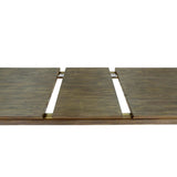 Rectangle Natural Brown Dining Table Wood Top With Wood Base Dining Tables LOOMLAN By LH Imports