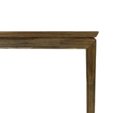 Rectangle Natural Brown Dining Table Wood Top With Wood Base Dining Tables LOOMLAN By LH Imports