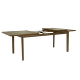 Rectangle Natural Brown Dining Table Wood Top With Wood Base Dining Tables LOOMLAN By LH Imports