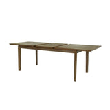 Rectangle Natural Brown Dining Table Wood Top With Wood Base Dining Tables LOOMLAN By LH Imports