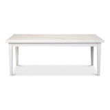 Rectangular White Extension Dining Table Seats 10 People Dining Tables LOOMLAN By Sarreid