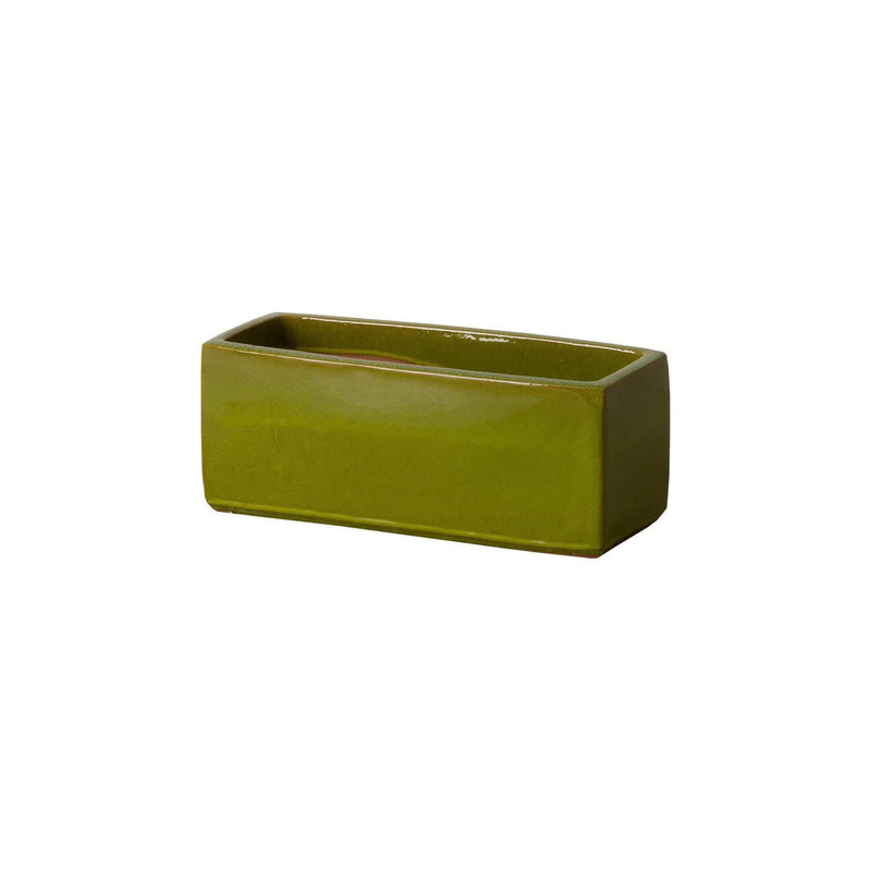 Rectangular Window Box Ceramic Planter Outdoor Planters LOOMLAN By Emissary