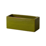 Rectangular Window Box Ceramic Planter Outdoor Planters LOOMLAN By Emissary