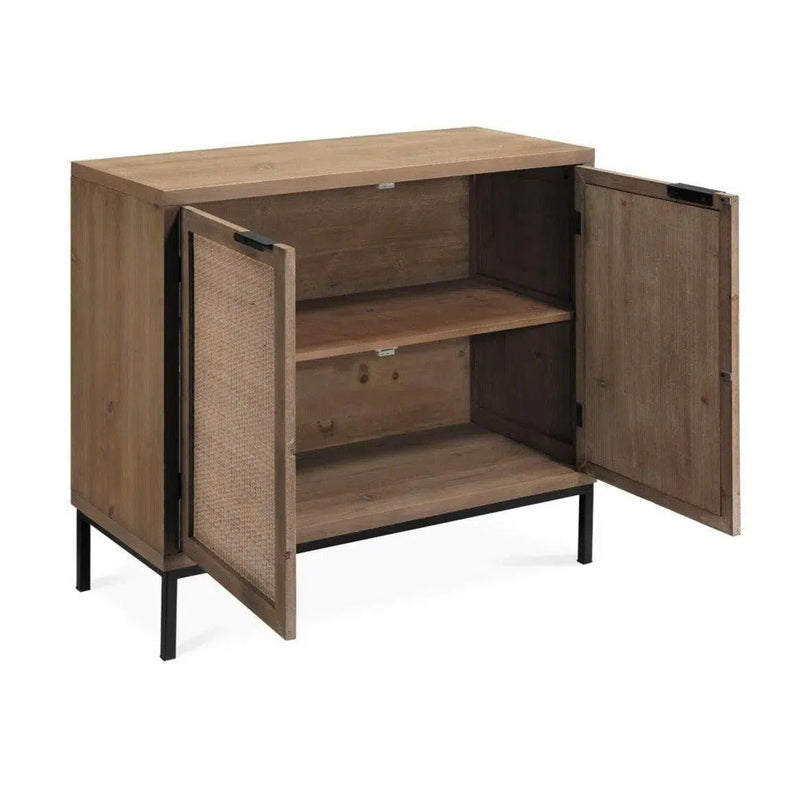 Reed Rattan 2 Door Accent Cabinet Accent Cabinets LOOMLAN By Jamie Young