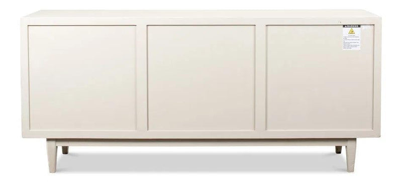 Reese Sideboard Antique White Cabinet For Living Room Sideboards LOOMLAN By Sarreid