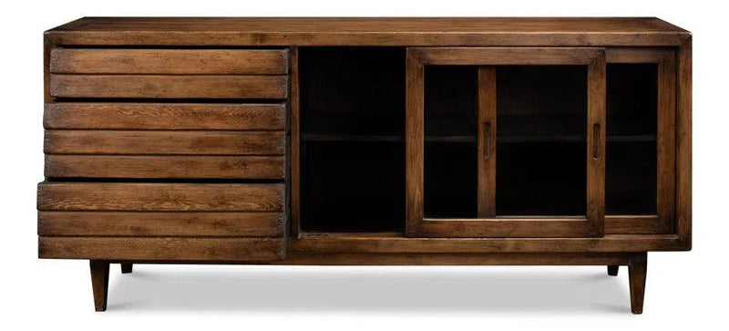 Reese Sideboard Brown Cabinet For Living Room Sideboards LOOMLAN By Sarreid