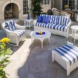 Reflections Wicker 3-Seater Sofa 6PC Lounge Set With Chairs and Tables Outdoor Lounge Sets LOOMLAN By Lloyd Flanders