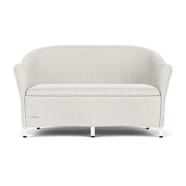 Reflections Wicker Loveseat With Padded Seat Lloyd Flanders Outdoor Sofas & Loveseats LOOMLAN By Lloyd Flanders