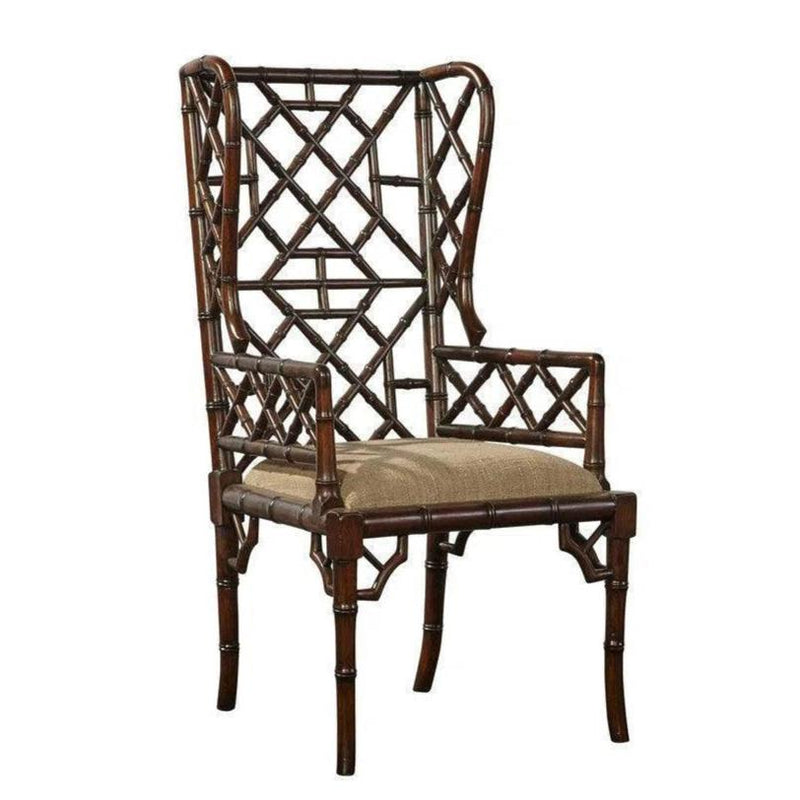 Regency Wingback Mahogany Armchair (Set Of 2)