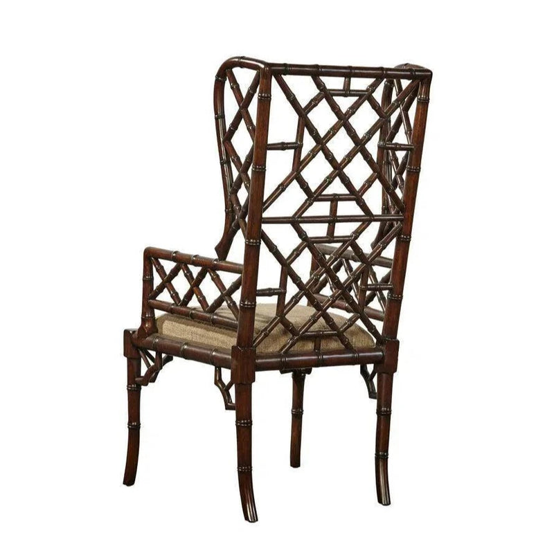 Regency Wingback Mahogany Armchair (Set Of 2)