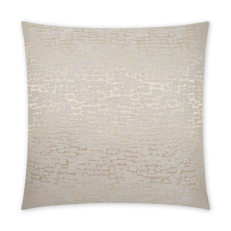 Regine Champagne Glam Gold Large Throw Pillow With Insert LOOMLAN