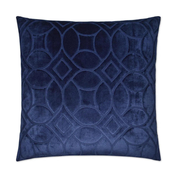 Reidshire Blue Throw Pillow With Insert Throw Pillows LOOMLAN By D.V. Kap