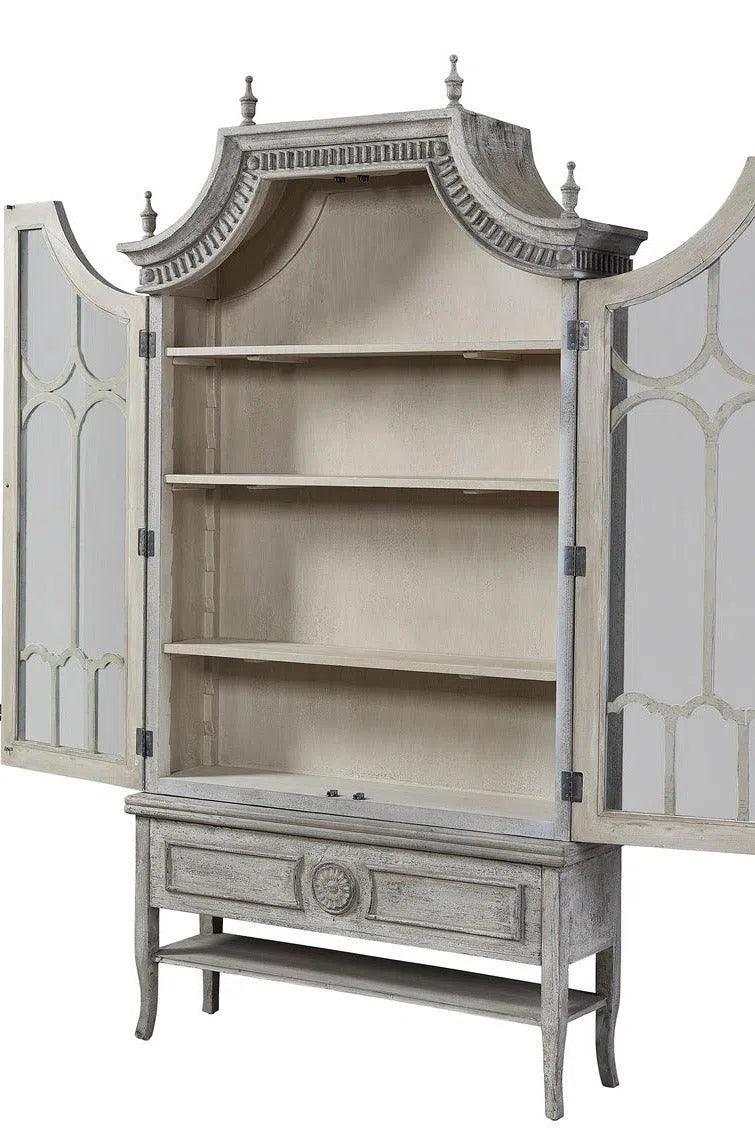 Reims Cathedral Arched Cabinet Buffets & Curios LOOMLAN By Furniture Classics