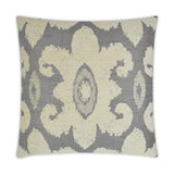 Rekha Grey Grey Throw Pillow With Insert Throw Pillows LOOMLAN By D.V. Kap