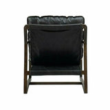 Relax Brown Leather Accent Chair Accent Chairs LOOMLAN By LH Imports