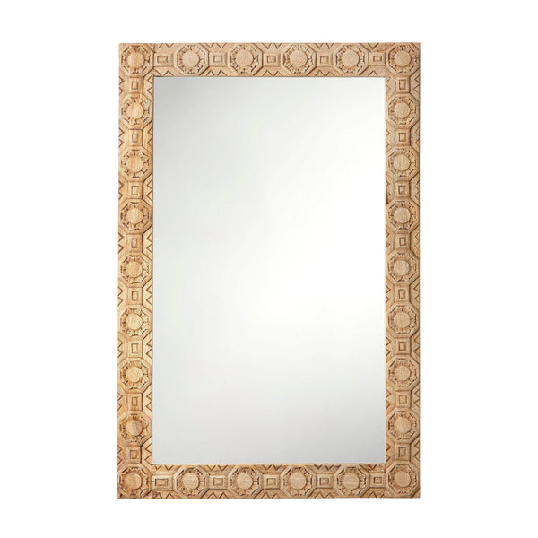 Relief Carved Rectangle Mirror Wall Mirrors LOOMLAN By Jamie Young