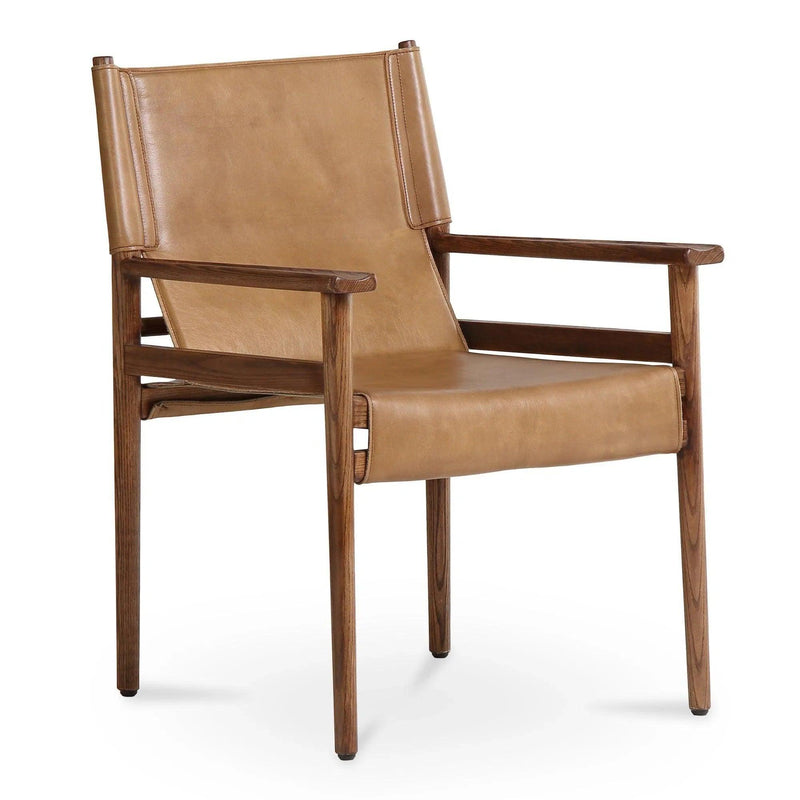 Remy Top-Grain Buffalo Leather Upholstered Dining Chair