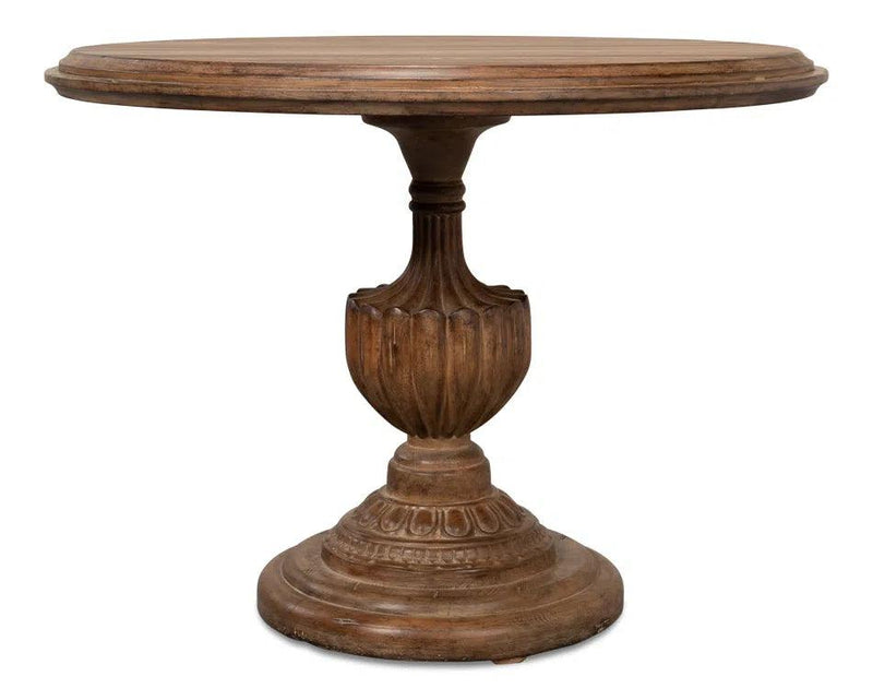 Renaissance Pedestal Round Dining Table Seats 4 Dining Tables LOOMLAN By Sarreid