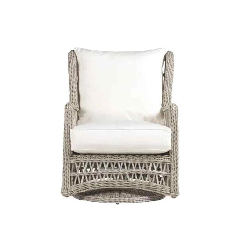 Replacement Cushions for Mackinac High Back Swivel Glider Chair Outdoor Outdoor Replacement Cushions LOOMLAN By Lloyd Flanders