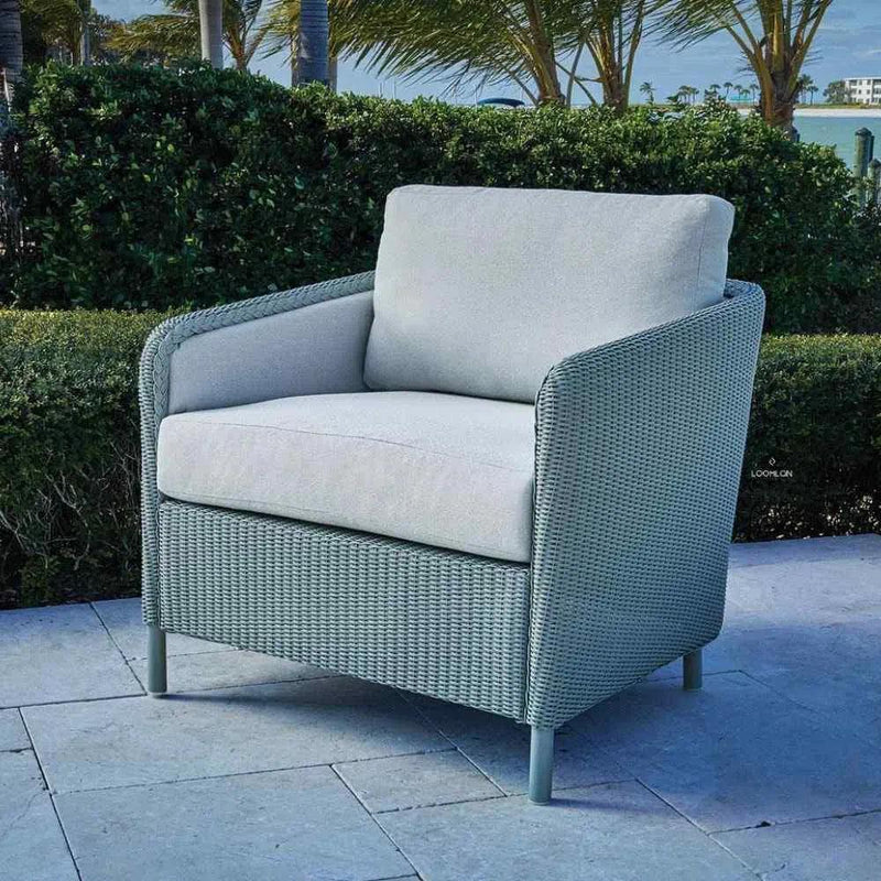 Replacement Cushions For Visions Outdoor Sunbrella Dining Armchair Outdoor Replacement Cushions LOOMLAN By Lloyd Flanders