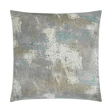 Reverie Mineral Grey Throw Pillow With Insert Throw Pillows LOOMLAN By D.V. Kap