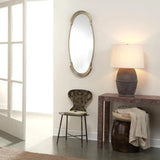 Reversible Antique Silver Aluminum Margaux Wall Mirror Wall Mirrors LOOMLAN By Jamie Young