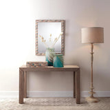 Reversible Cream Lacquer Paper Plume Rectangle Wall Mirror Wall Mirrors LOOMLAN By Jamie Young