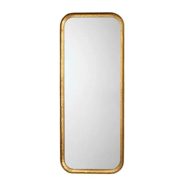 Reversible Position Gold Iron Capital Rectangle Wall Mirror Wall Mirrors LOOMLAN By Jamie Young