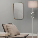 Reversible Position Gold Iron Principle Vanity Wall Mirror Wall Mirrors LOOMLAN By Jamie Young