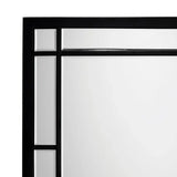 Reversible Rectangle Black Iron Chelsea Wall Mirror Wall Mirrors LOOMLAN By Jamie Young