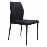 Revolution Dining Chair (Set of 4) Black Dining Chairs LOOMLAN By Zuo Modern