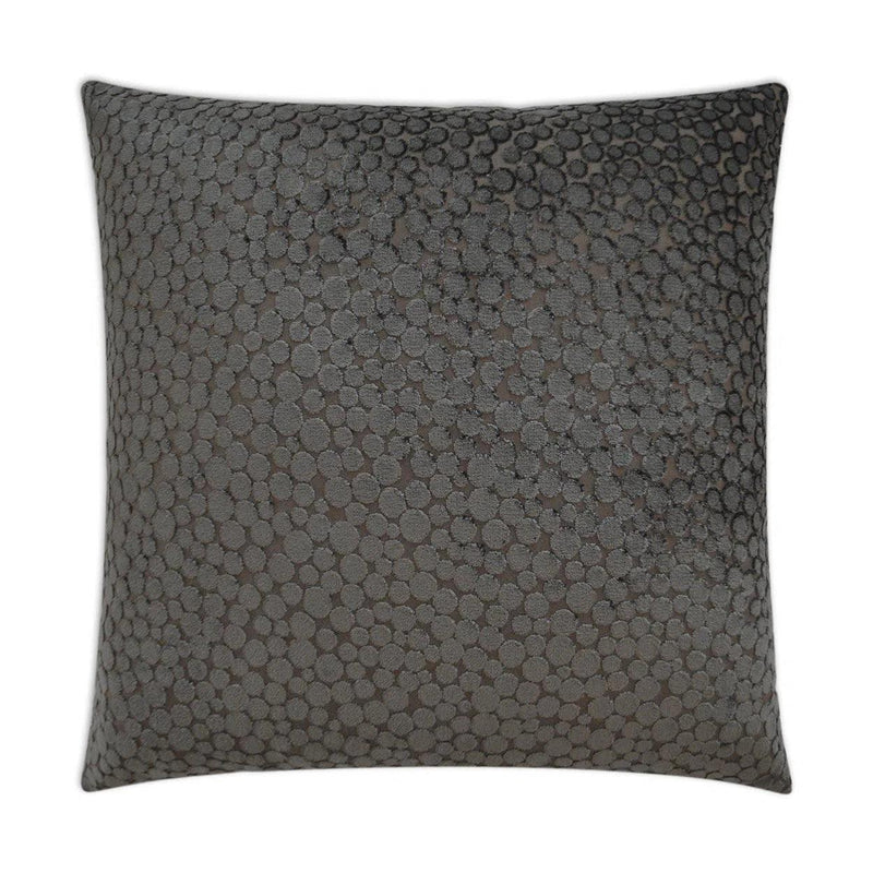 Rexford Charcoal Solid Textured Grey Large Throw Pillow With Insert Throw Pillows LOOMLAN By D.V. Kap