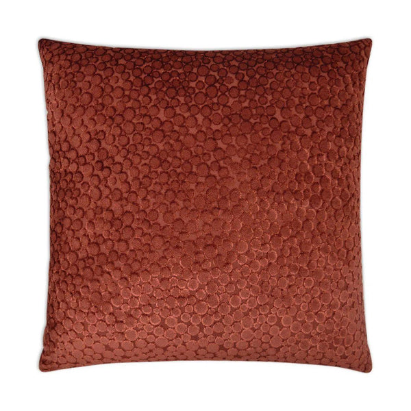 Rexford Henna Red Throw Pillow With Insert Throw Pillows LOOMLAN By D.V. Kap