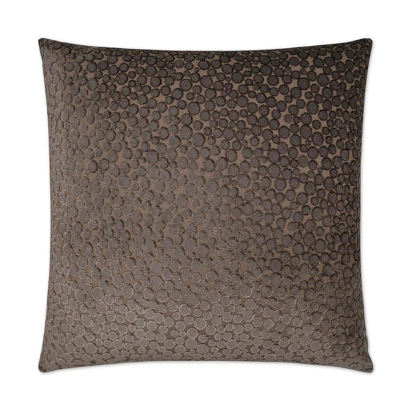 Rexford Mocha Coffee Brown Throw Pillow With Insert Throw Pillows LOOMLAN By D.V. Kap