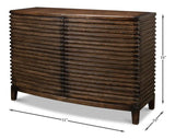 Ribbed Remington Small Sideboard Sideboards LOOMLAN By Sarreid