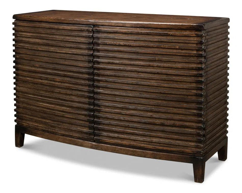 Ribbed Remington Small Sideboard Sideboards LOOMLAN By Sarreid