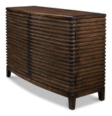 Ribbed Remington Small Sideboard Sideboards LOOMLAN By Sarreid