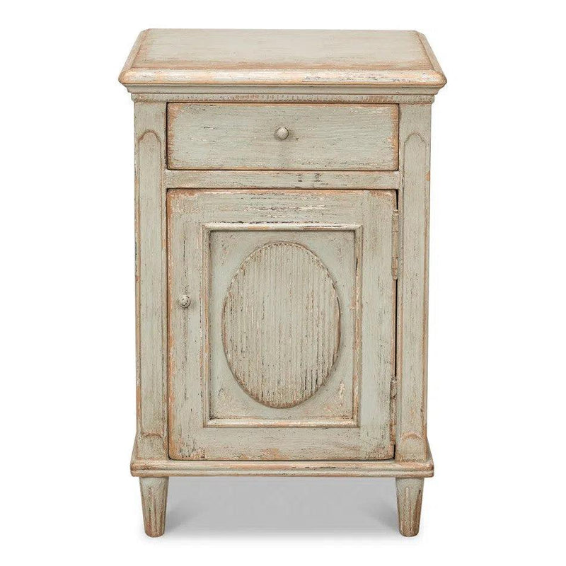 Ribbon One Door Commode Sage Dressers LOOMLAN By Sarreid