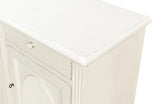 Ribbon Three Door Sideboard Antique White Sideboards LOOMLAN By Sarreid