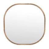 Richards Metal Gold Wall Mirror Wall Mirrors LOOMLAN By Bassett Mirror