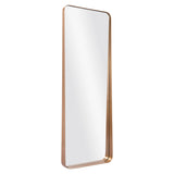 Riga Gold Vertical Mirror Floor Mirrors LOOMLAN By Zuo Modern