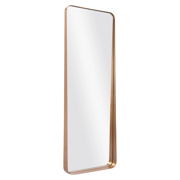 Riga Gold Vertical Mirror Floor Mirrors LOOMLAN By Zuo Modern