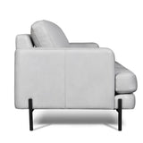 Rigsby Sustainable Luxury in a Customized Leather Sofa Sofas & Loveseats LOOMLAN By One For Victory