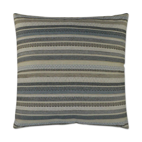 Rimini Grey Grey Throw Pillow With Insert Throw Pillows LOOMLAN By D.V. Kap