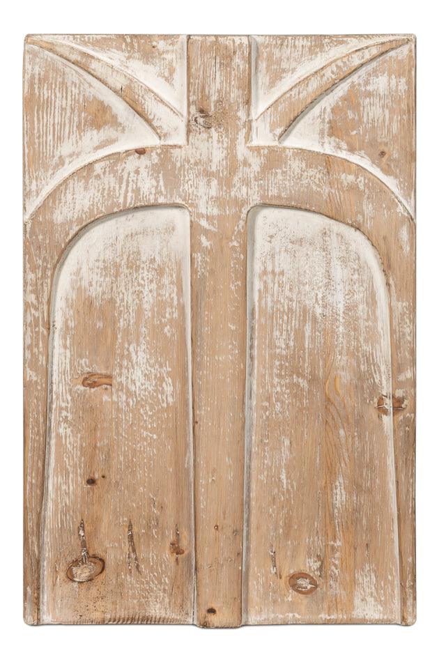 Ringo Natural Wood Carved Panel Room Dividers LOOMLAN By Sarreid