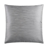 Ripple Iron Grey Throw Pillow With Insert Throw Pillows LOOMLAN By D.V. Kap