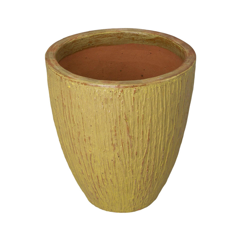 Ripple Round Ceramic Planter Outdoor Planters LOOMLAN By Emissary