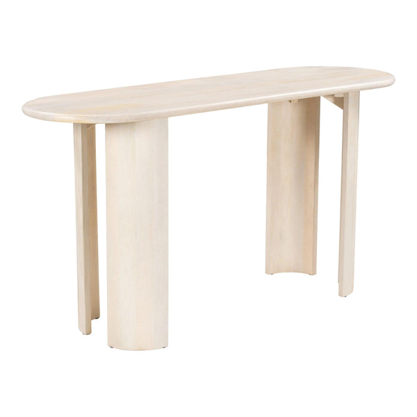 Risan Console Table Natural Console Tables LOOMLAN By Zuo Modern